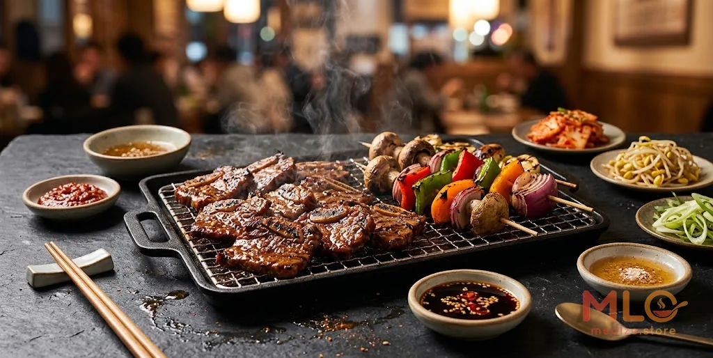 In Bangkok ist ein Buffet oft einfach eine normale gesellige Mahlzeit