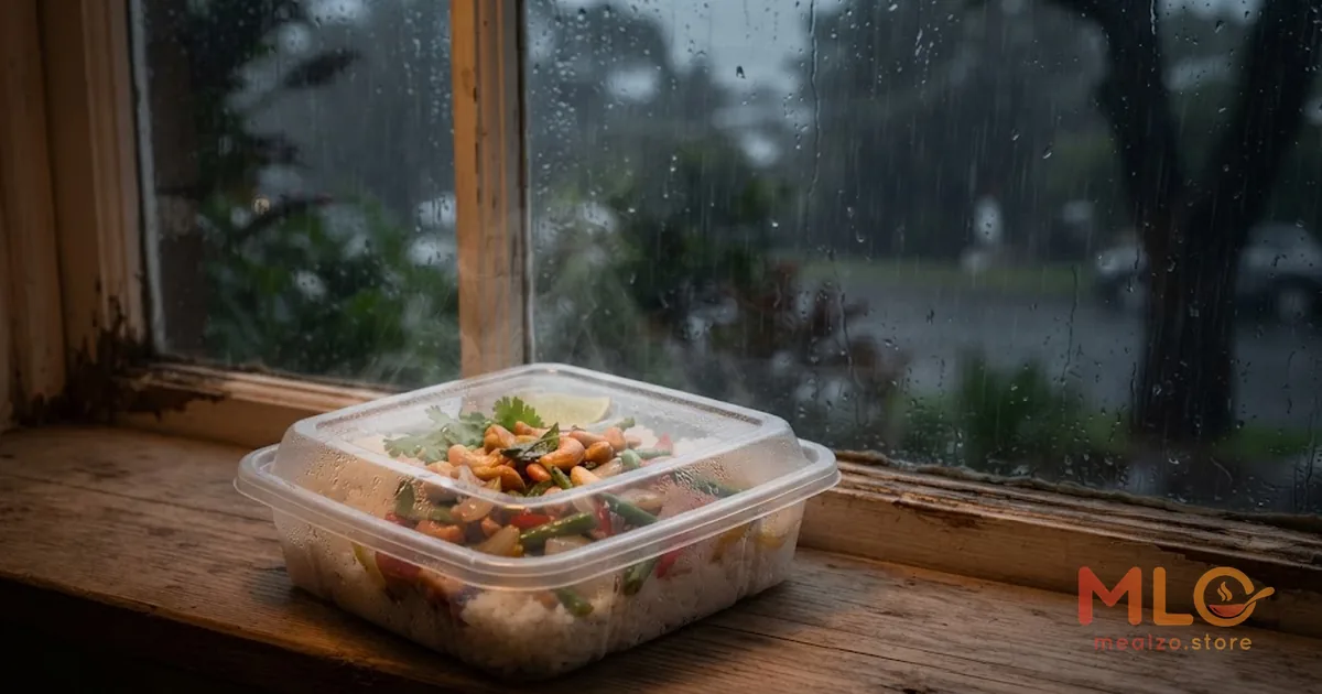 การกินอย่างเหมาะสมในฤดูฝนของกรุงเทพฯ: ความปลอดภัยของอาหาร ความอยากอาหาร และการสั่งอาหารให้มาส่ง