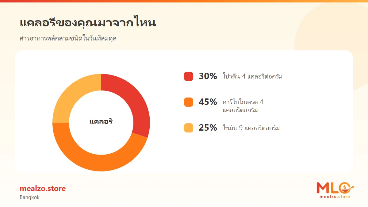 แคลอรีของคุณมาจากไหน