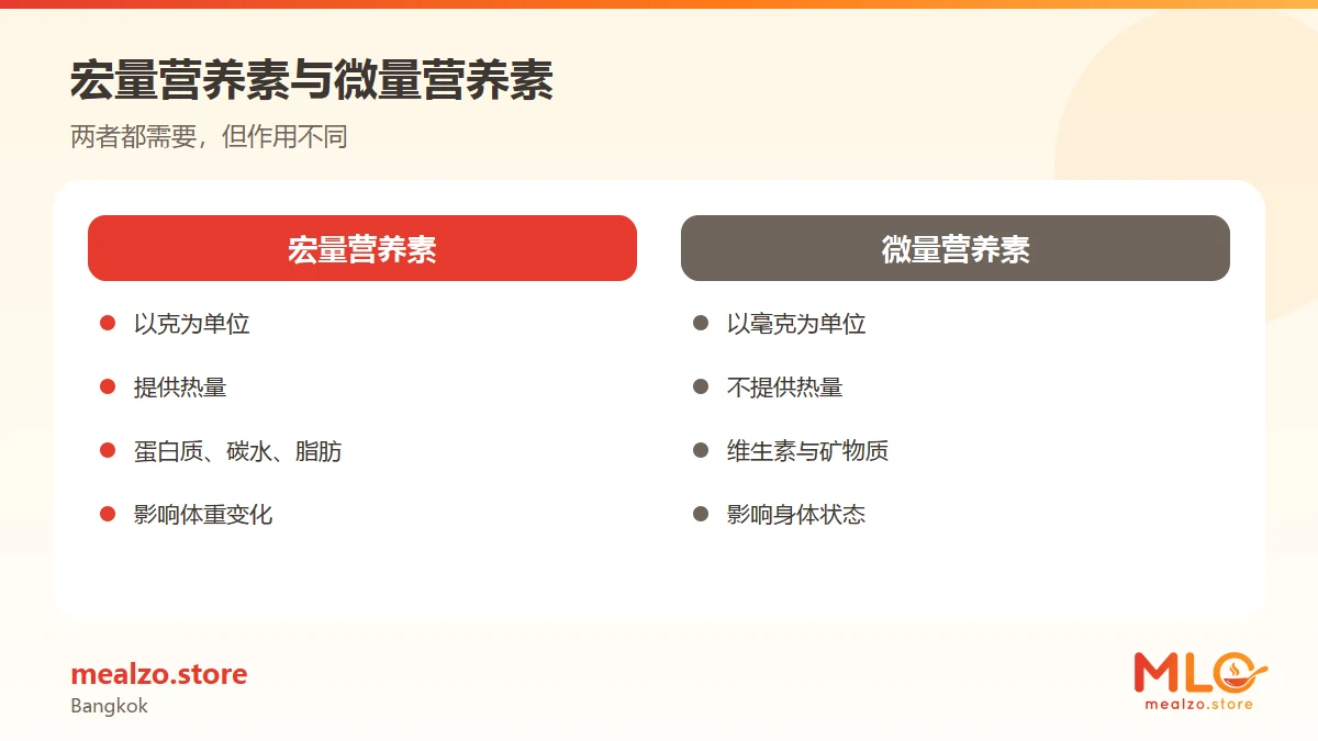 宏量营养素与微量营养素
