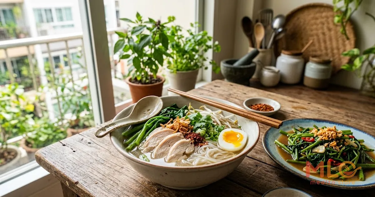 Thai-Nudeln in Bangkok: Boat Noodles, Pad See Ew und Khao Soi an einem ausgewogenen Tag mit Mealzo Bangkok